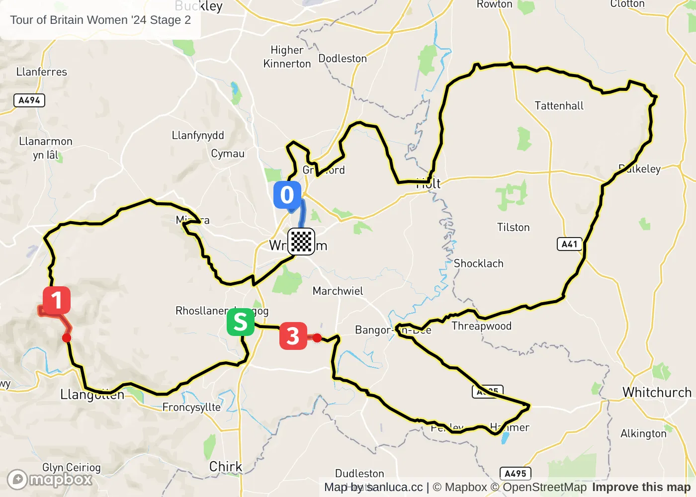 Tour of Britain Women 2024 (WE) Roadbook by sanluca.cc